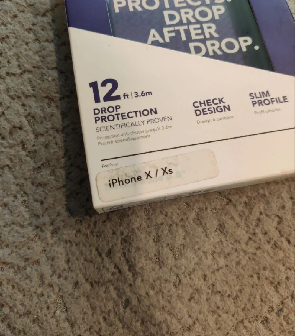 tech21 EvoCheck Purple iPhone X/Xs Case